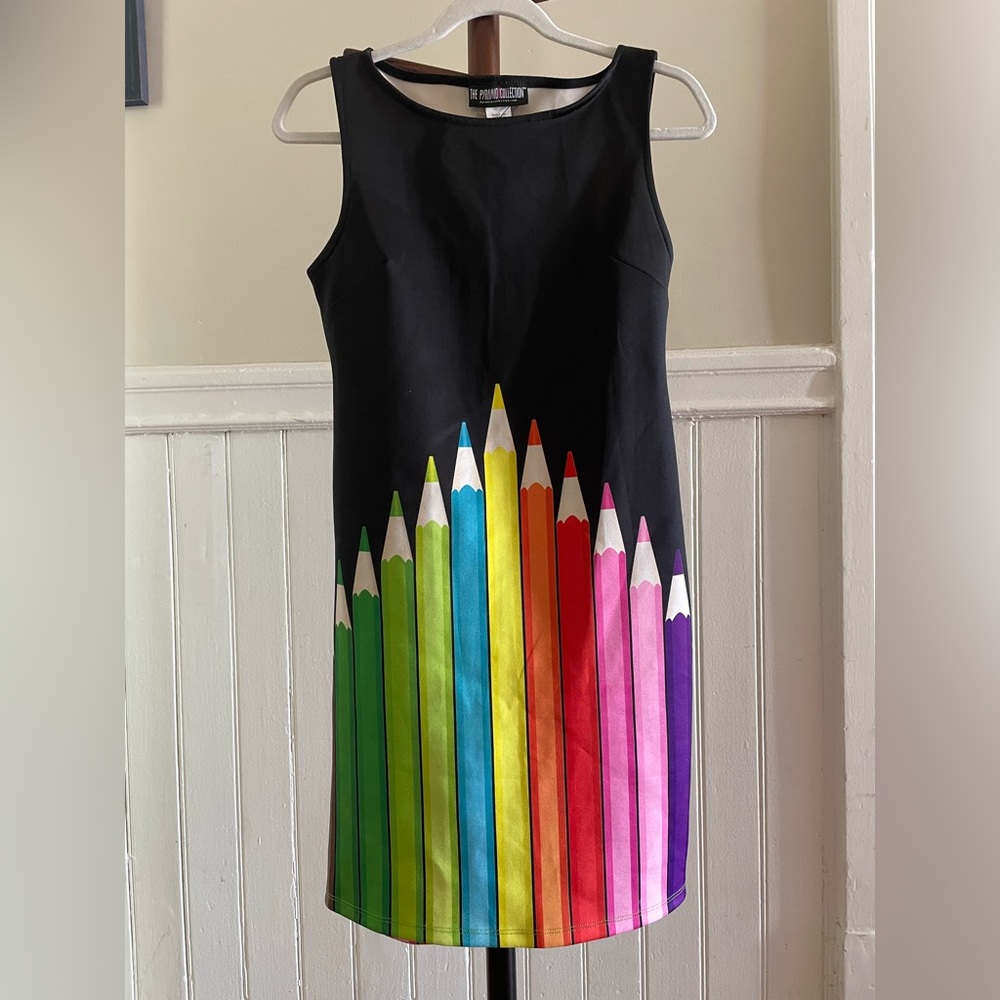 Funky Colored Pencil Dress